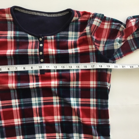 Nautica Women’s 2 Piece Fleece Pajama’s Plaid Size S - Picture 8 of 12